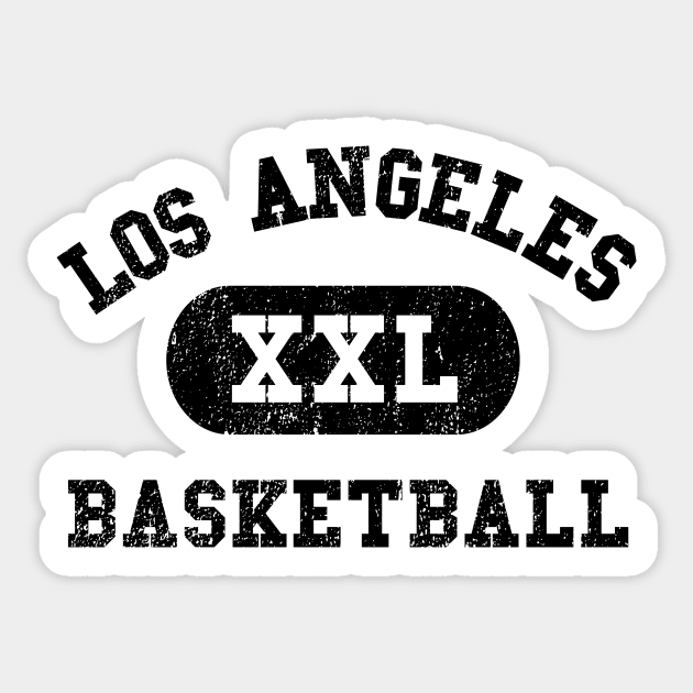 Los Angeles Basketball III Sticker by sportlocalshirts